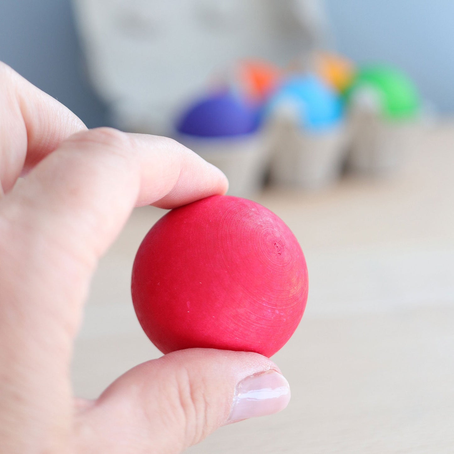 Grimm's Large Rainbow Balls - Bueno Blocks