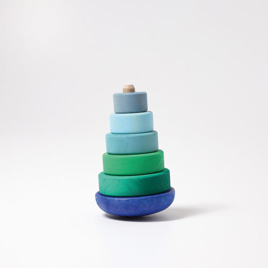 Grimm's Wobbly Stacking Tower - Bueno Blocks