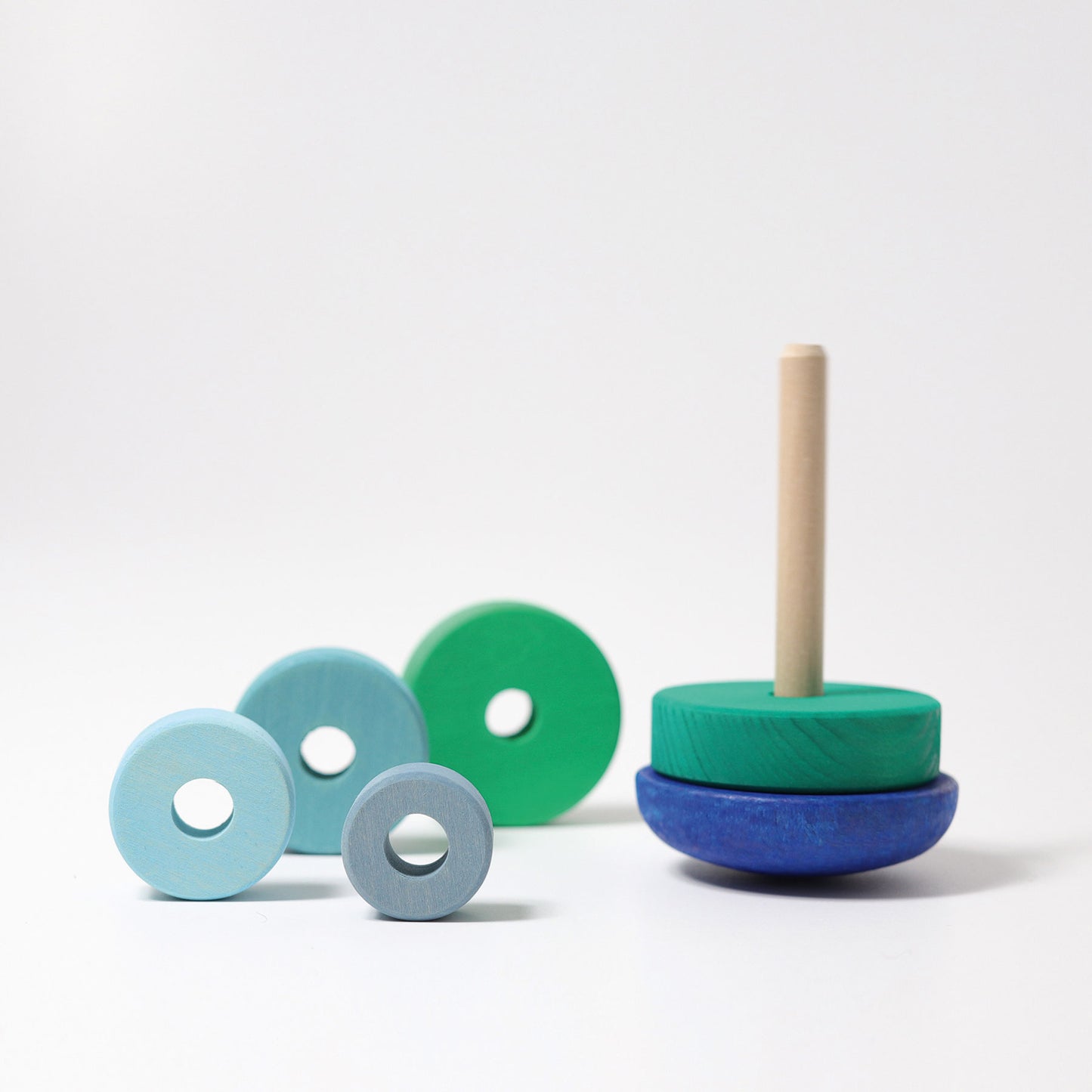 Grimm's Wobbly Stacking Tower - Bueno Blocks
