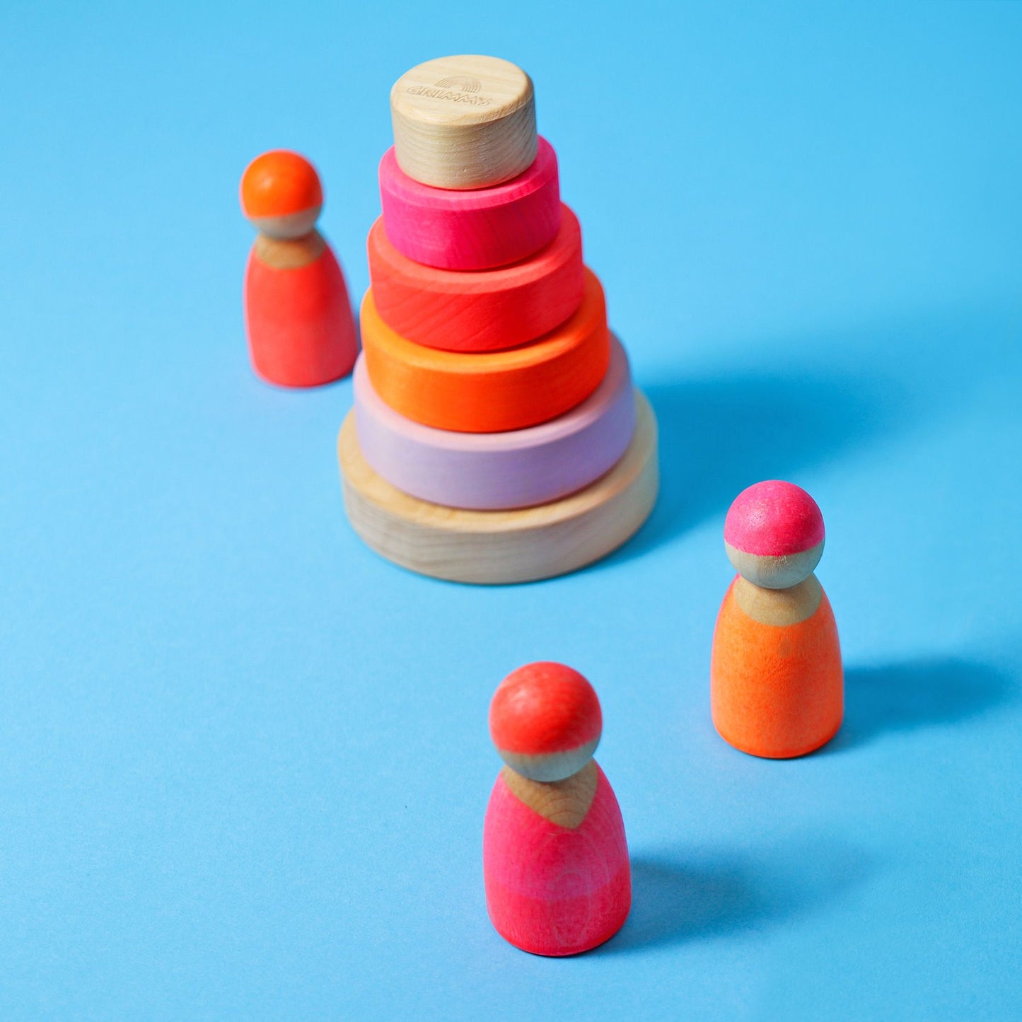 GRIMM'S Small Conical Tower Neon Pink 2023