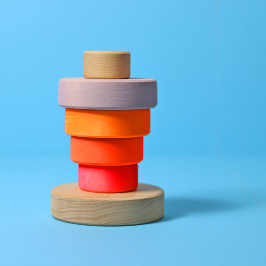 GRIMM'S Small Conical Tower Neon Pink 2023