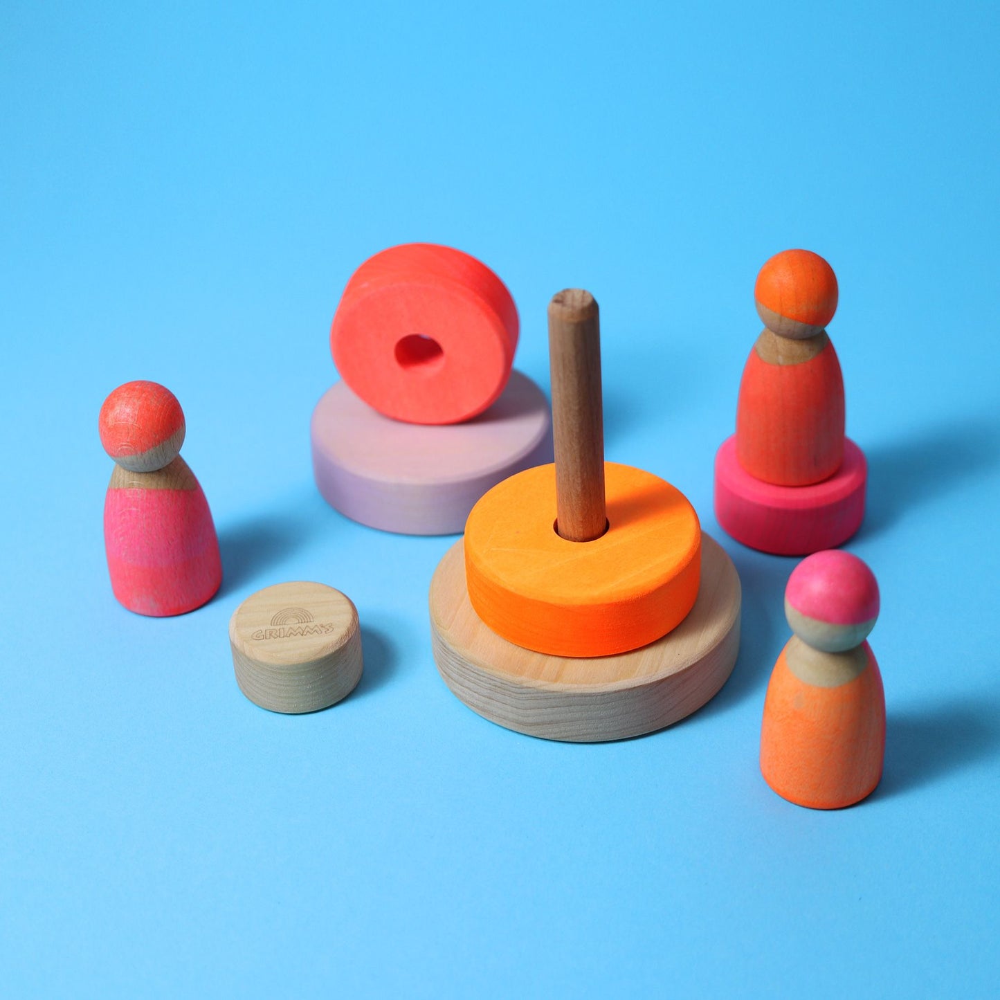 GRIMM'S Small Conical Tower Neon Pink 2023