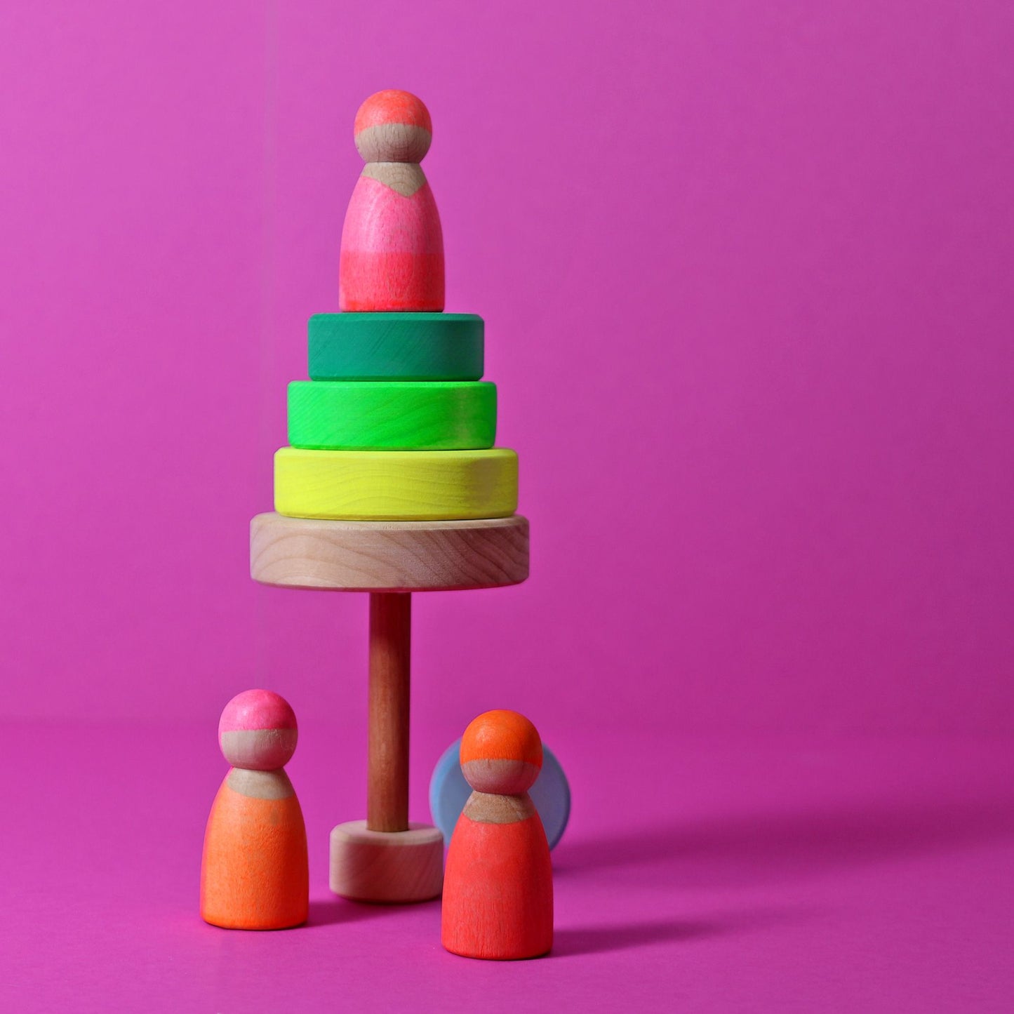 GRIMM'S Small Conical Tower Neon Green 2023
