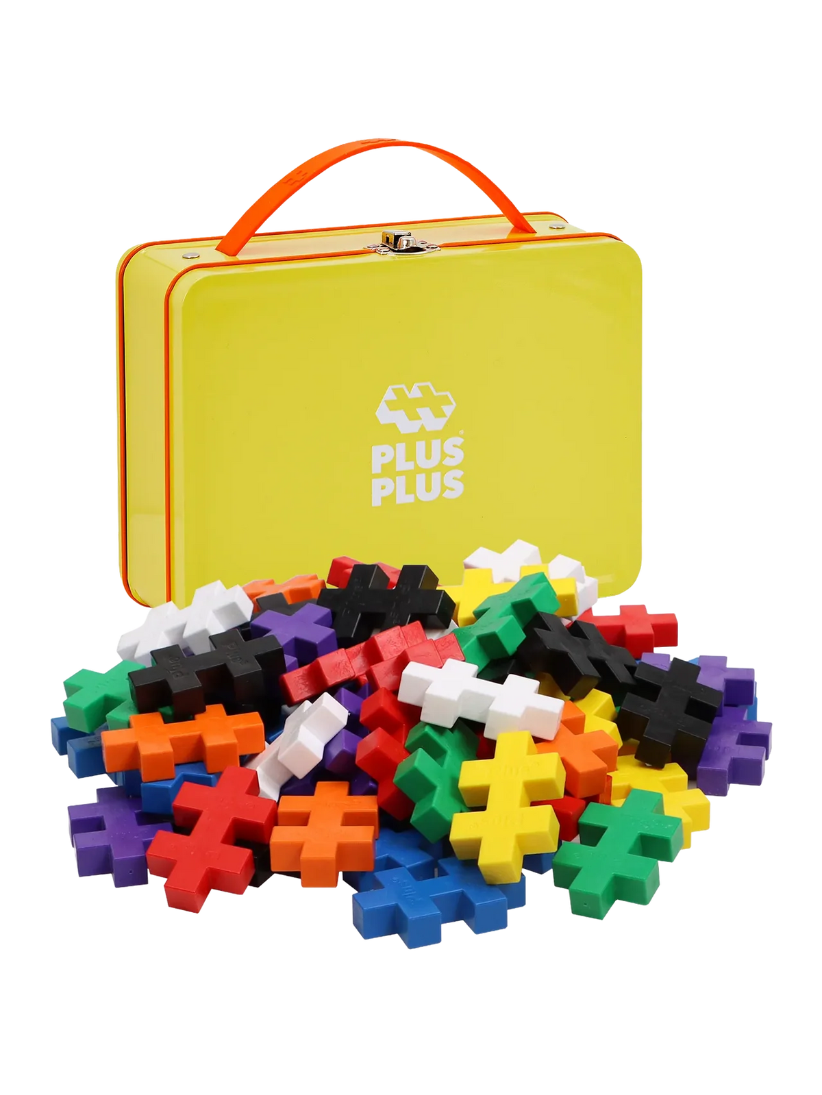 PLUS PLUS BIG Suitcase Yellow 70pcs - Bueno Blocks