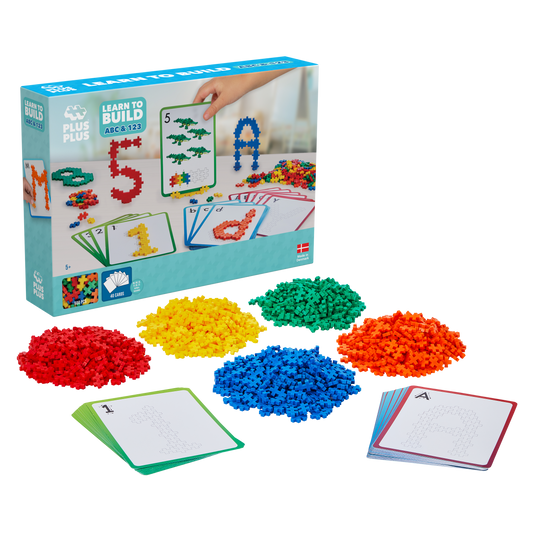 PLUS PLUS Learn to Build ABC & 123 600pcs