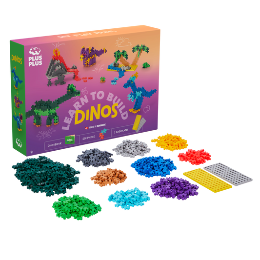 PLUS PLUS Learn to Build Dinosaurs 600pcs