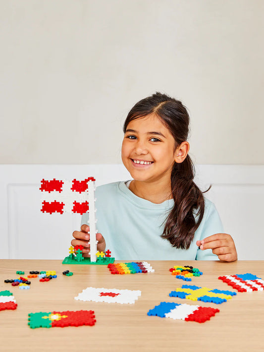 PLUS PLUS Learn to Build Flags of the World 700pcs