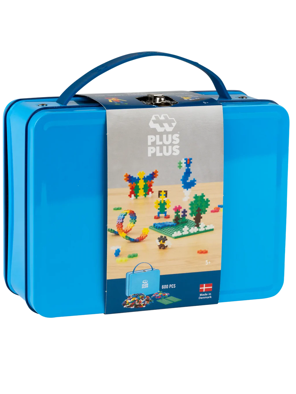 PLUS PLUS Suitcase Blue 600pcs - Bueno Blocks