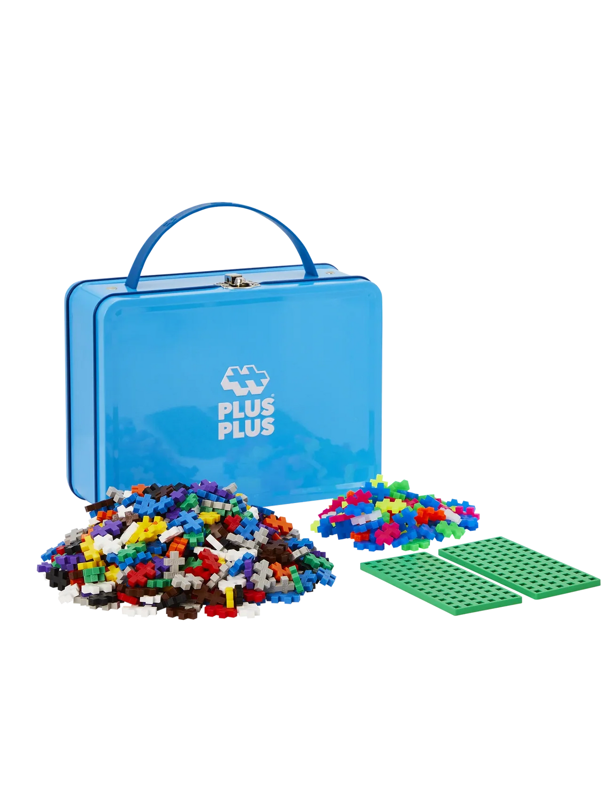 PLUS PLUS Suitcase Blue 600pcs - Bueno Blocks