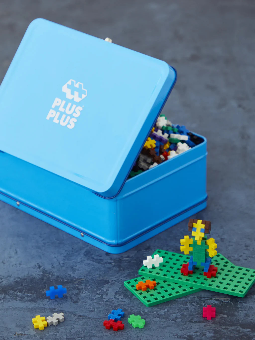 PLUS PLUS Suitcase Blue 600pcs - Bueno Blocks