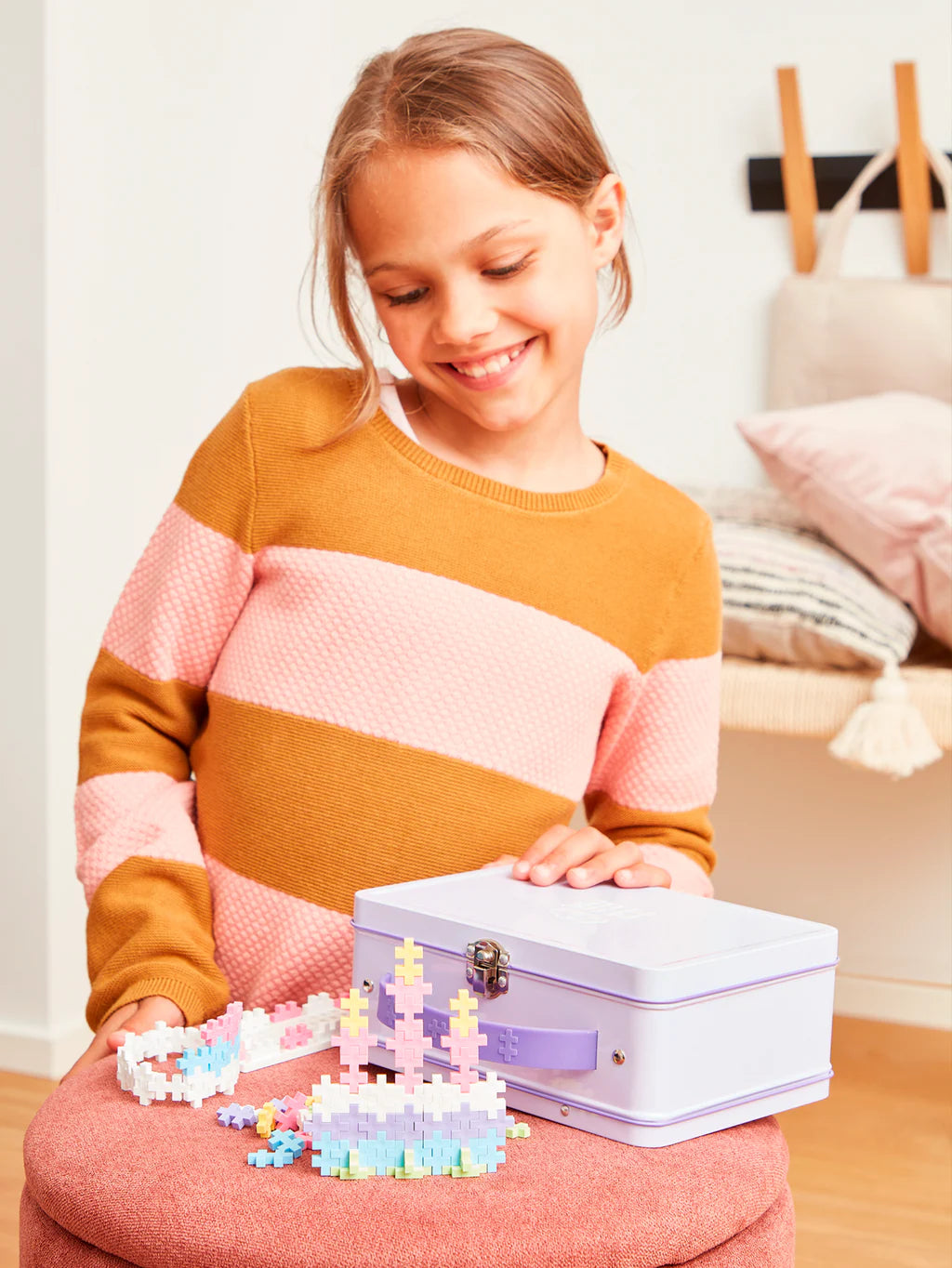 PLUS PLUS Suitcase Purple 600pcs - Bueno Blocks