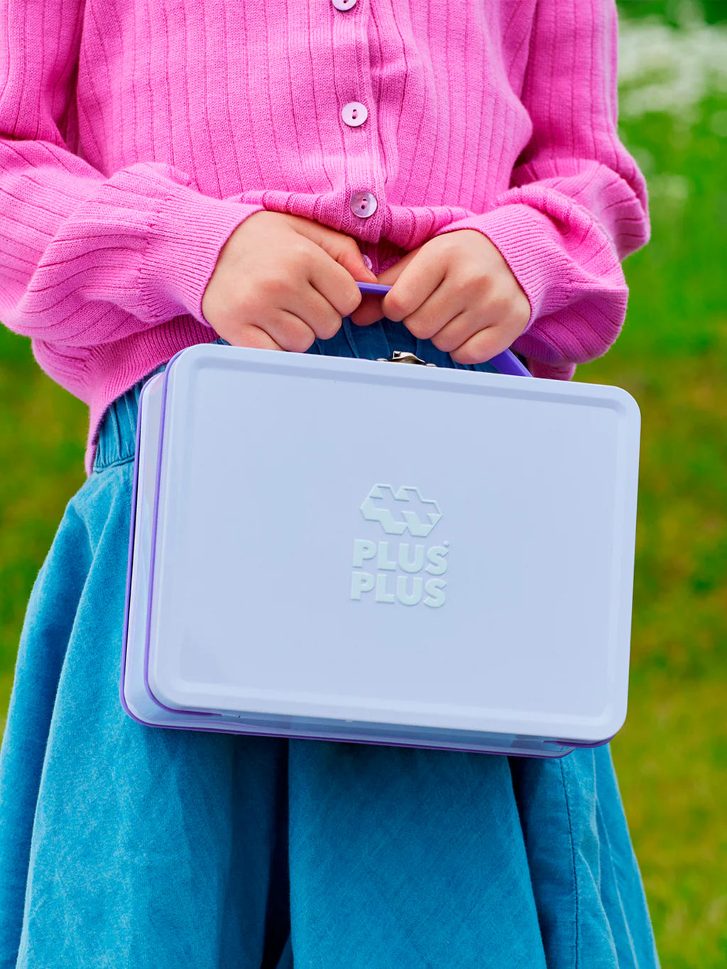 PLUS PLUS Suitcase Purple 600pcs - Bueno Blocks