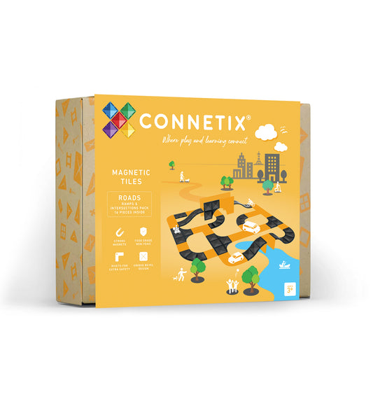 CONNETIX Roads Ramps & Intersection Pack 16pc