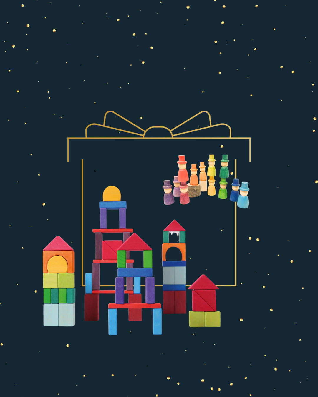 {1-3yo} Grimm's Geo-blocks + Grapat Wizards