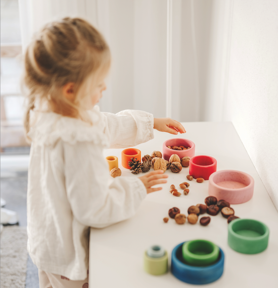 Grimm's Set of Bowls Blue Red Lollipop Ocean Natural in Malaysia