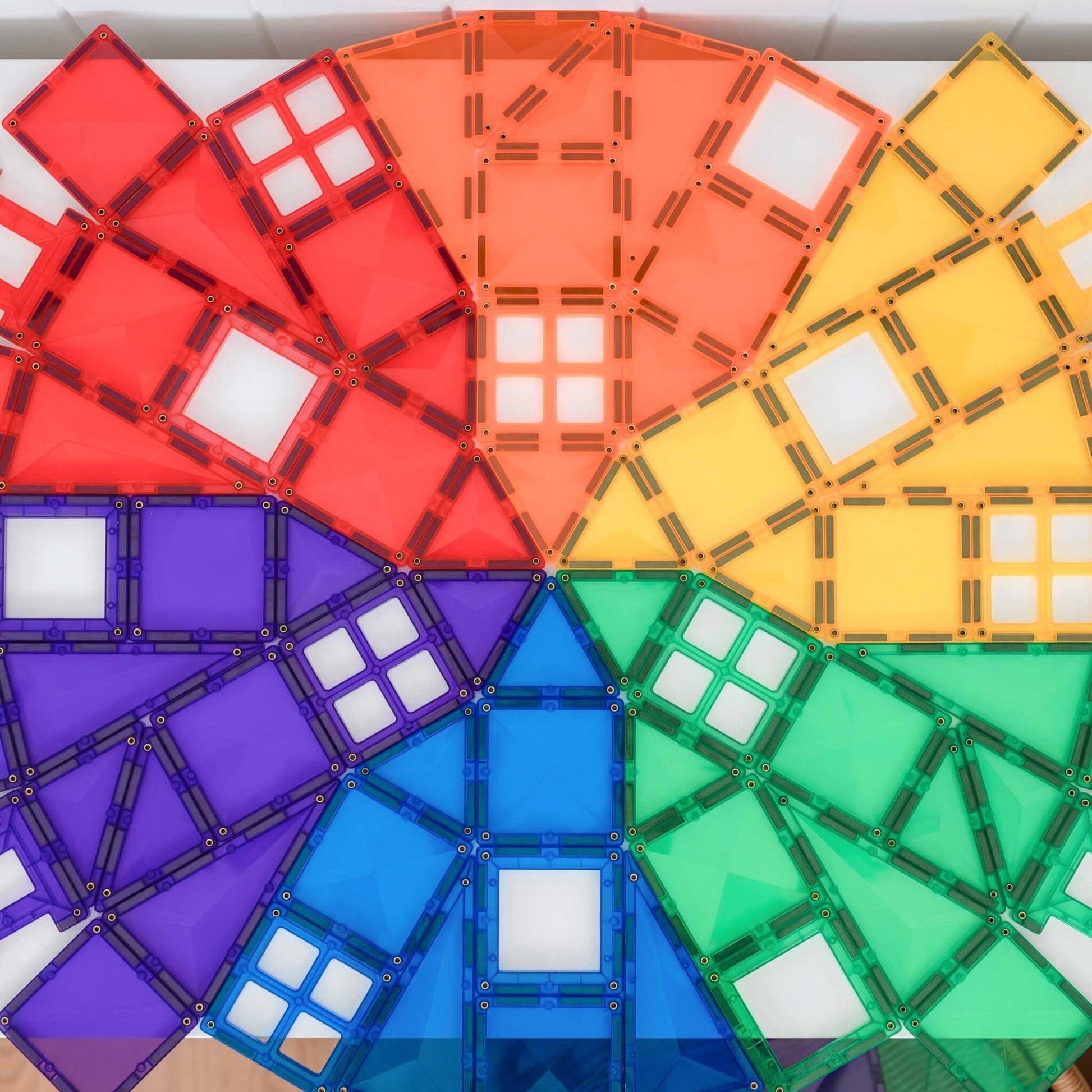 Connetix Tiles Rainbow Creative Pack 102 pc - Bueno Blocks
