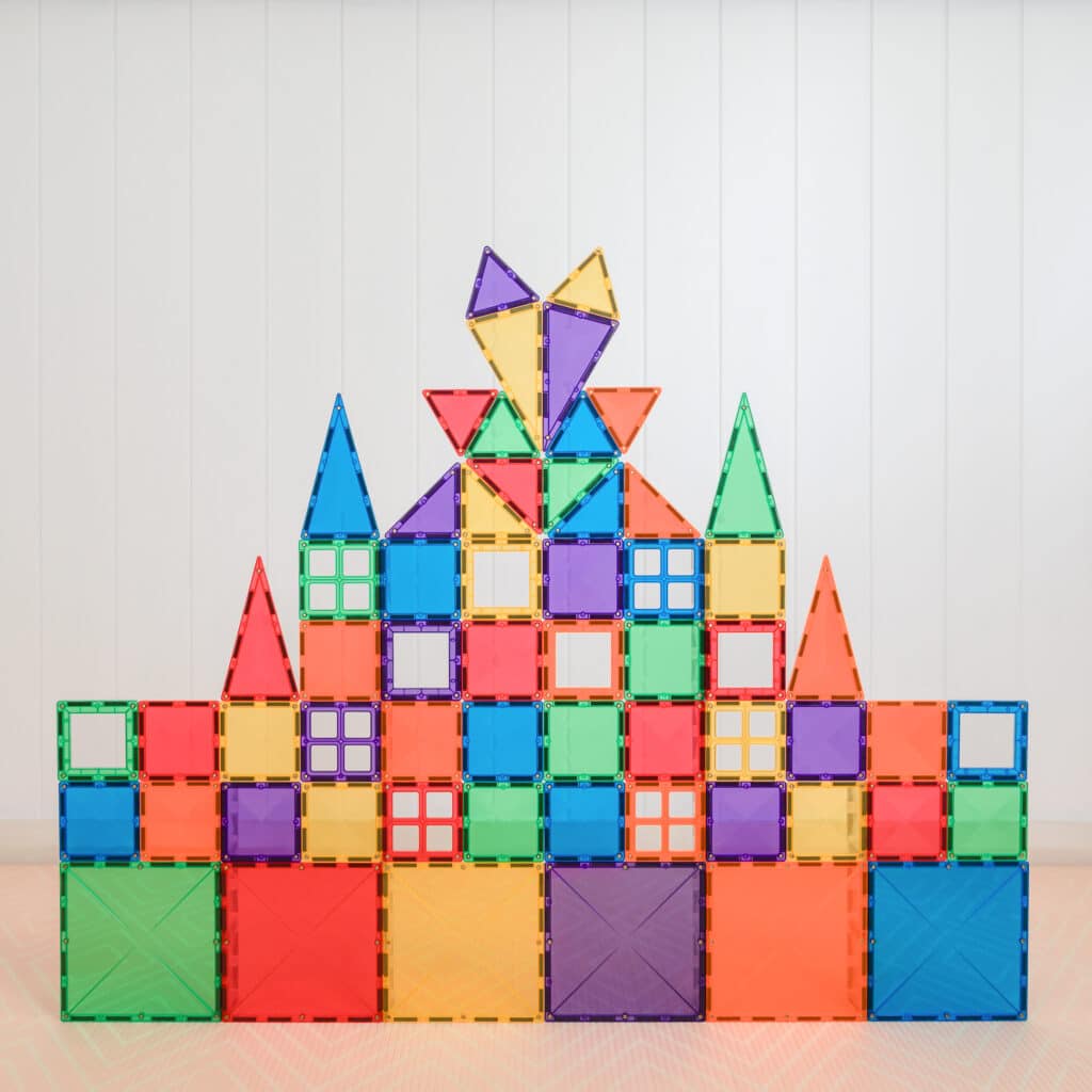 Connetix Tiles Rainbow Starter Pack 60 pc - Bueno Blocks