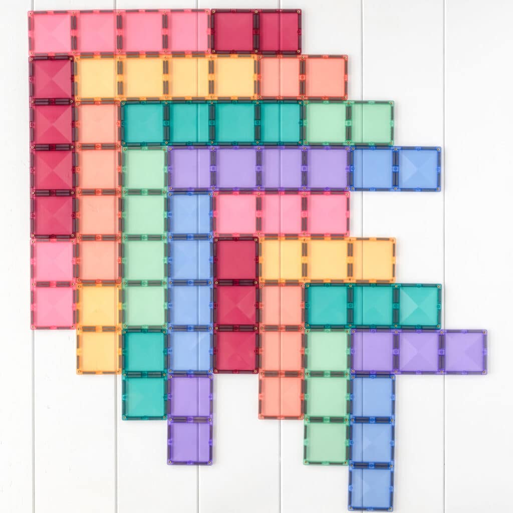 CONNETIX Pastel Rectangle Pack 24pc