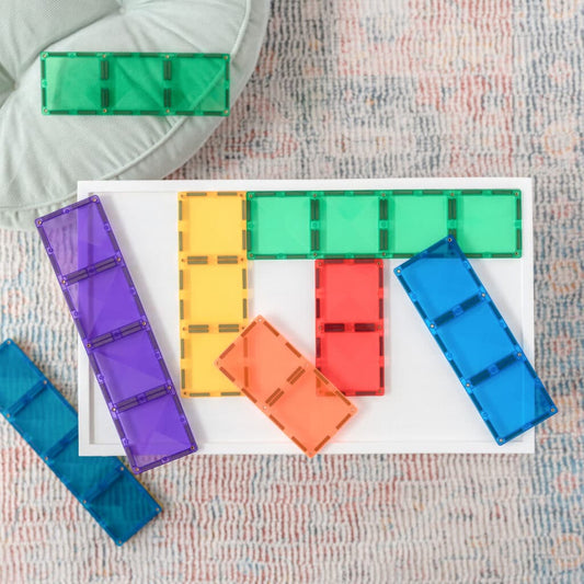 CONNETIX Rainbow Rectangle Pack 18pc