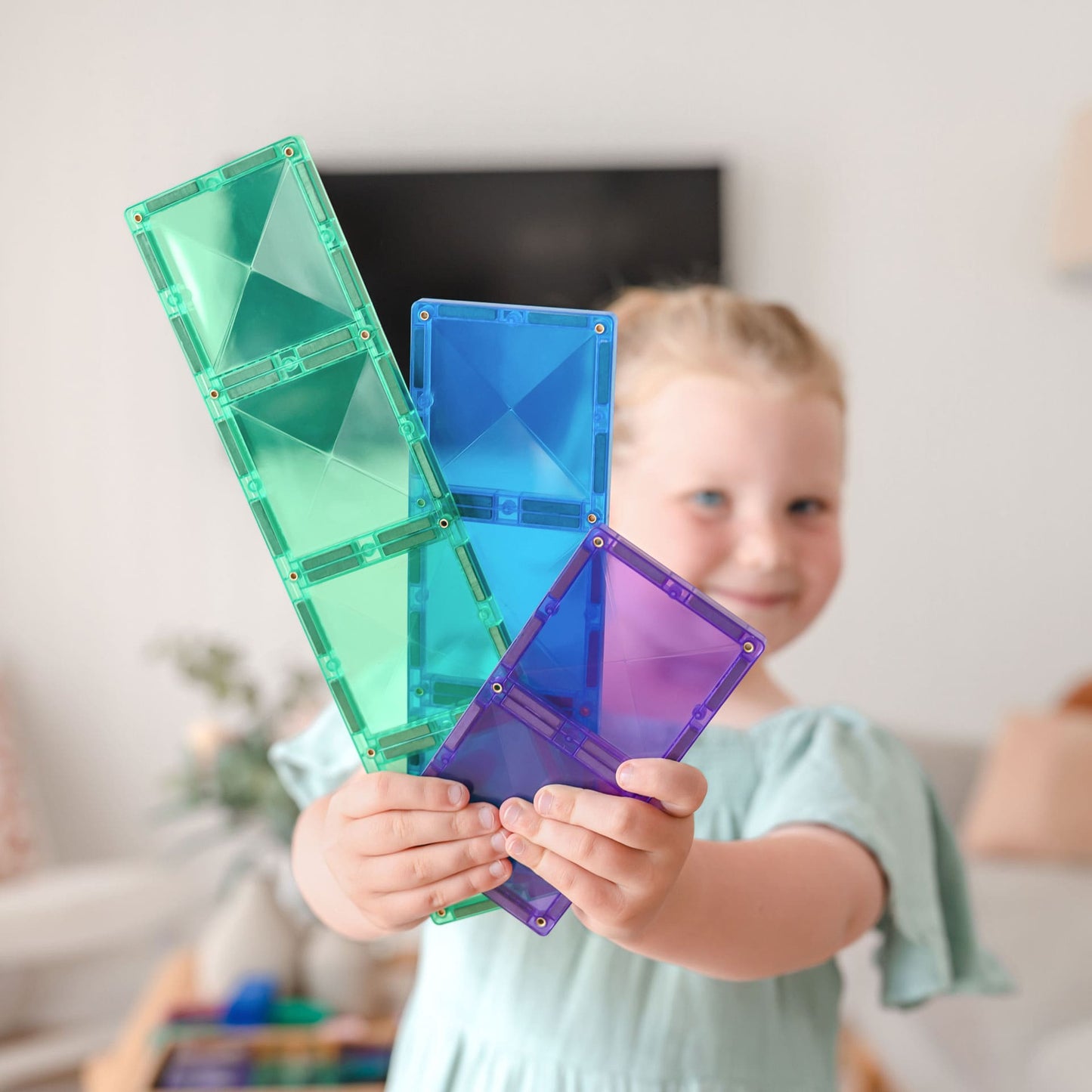CONNETIX Rainbow Rectangle Pack 18pc