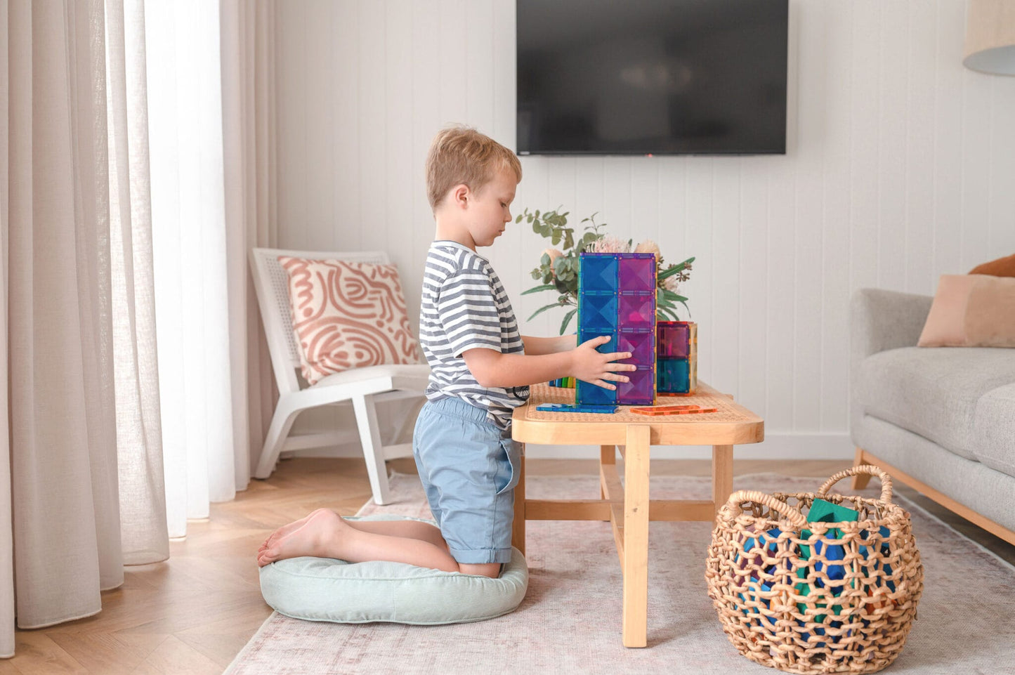CONNETIX Rainbow Rectangle Pack 18pc