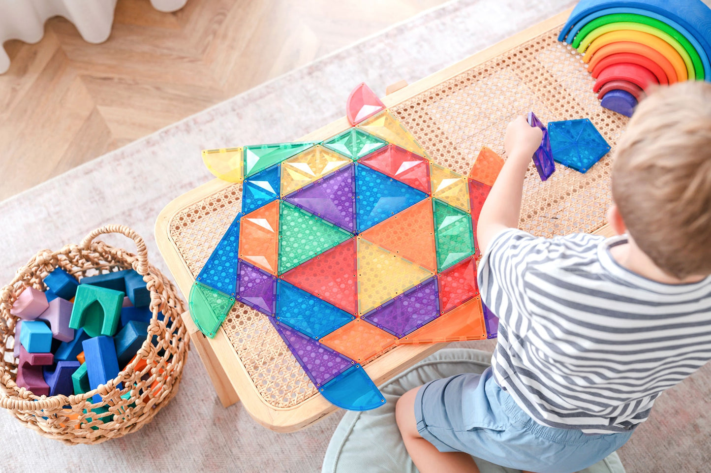 CONNETIX Rainbow Shape Expansion Pack 36pc