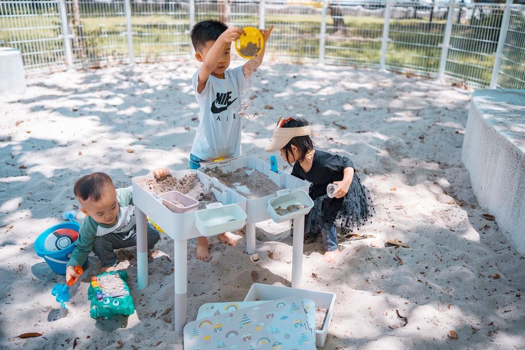 Kingdom Playroom table in sandpit
