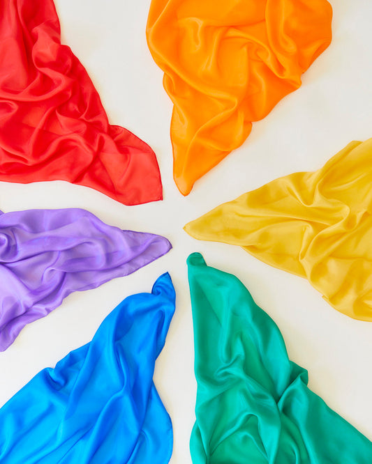 BUNDLE Sarah's Silks Primary Playsilk Set