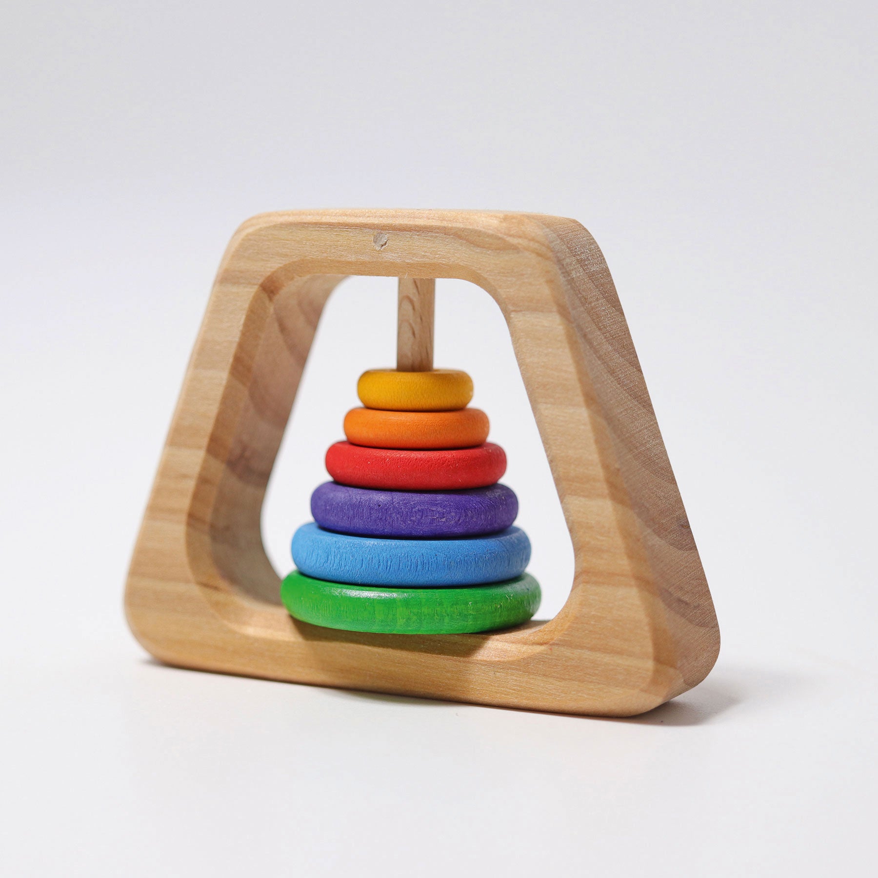 Grimm's Rattle Pyramid - Bueno Blocks