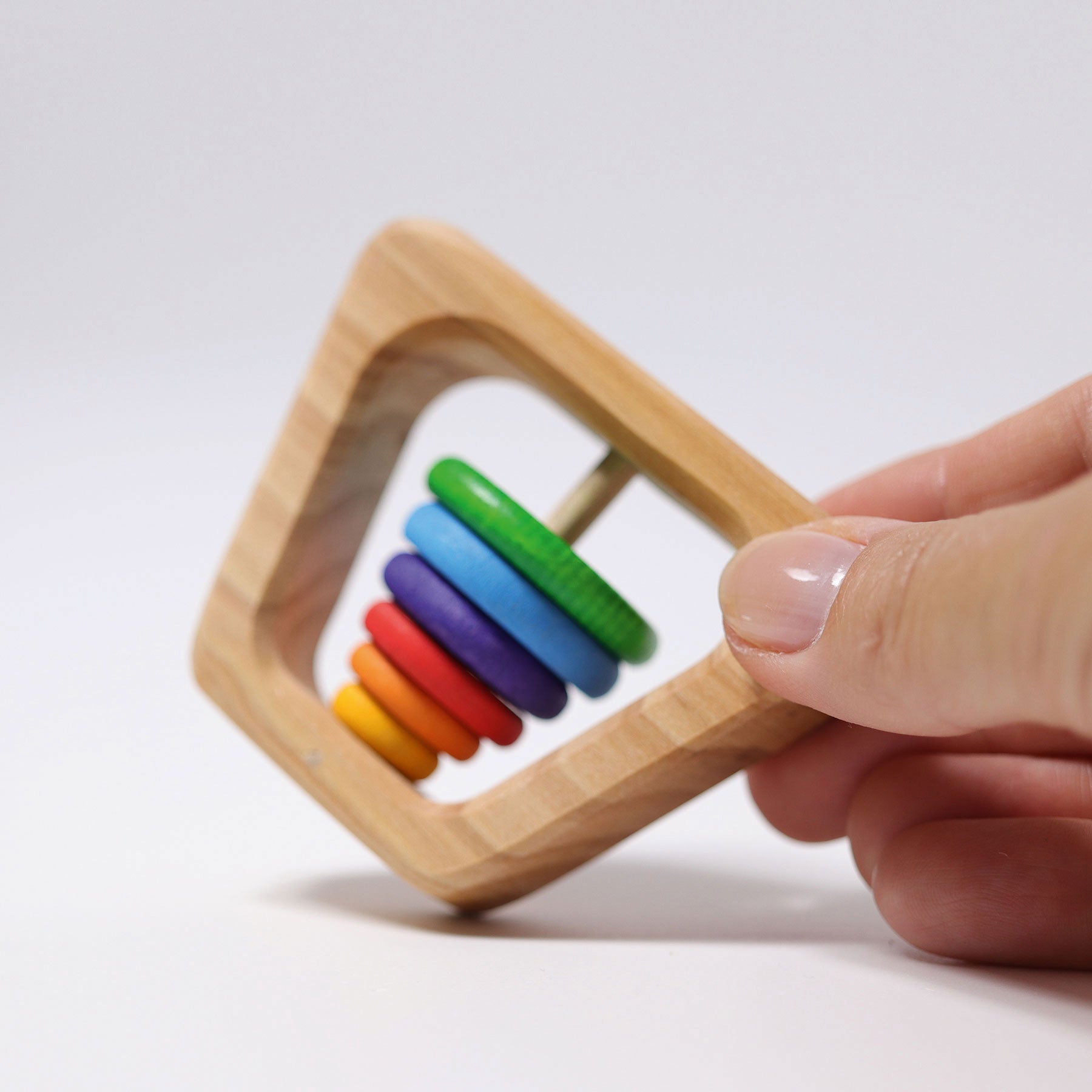 Grimm's Rattle Pyramid - Bueno Blocks