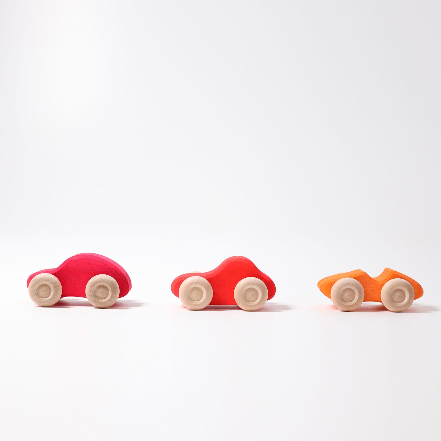 Grimm's Coloured Wooden Cars - Bueno Blocks