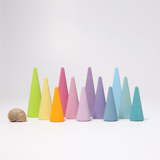 Grimm's Pastel Rainbow Forest - Bueno Blocks