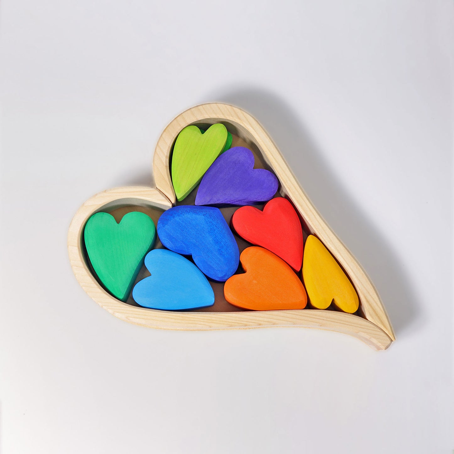 Grimm's Rainbow Hearts - Bueno Blocks