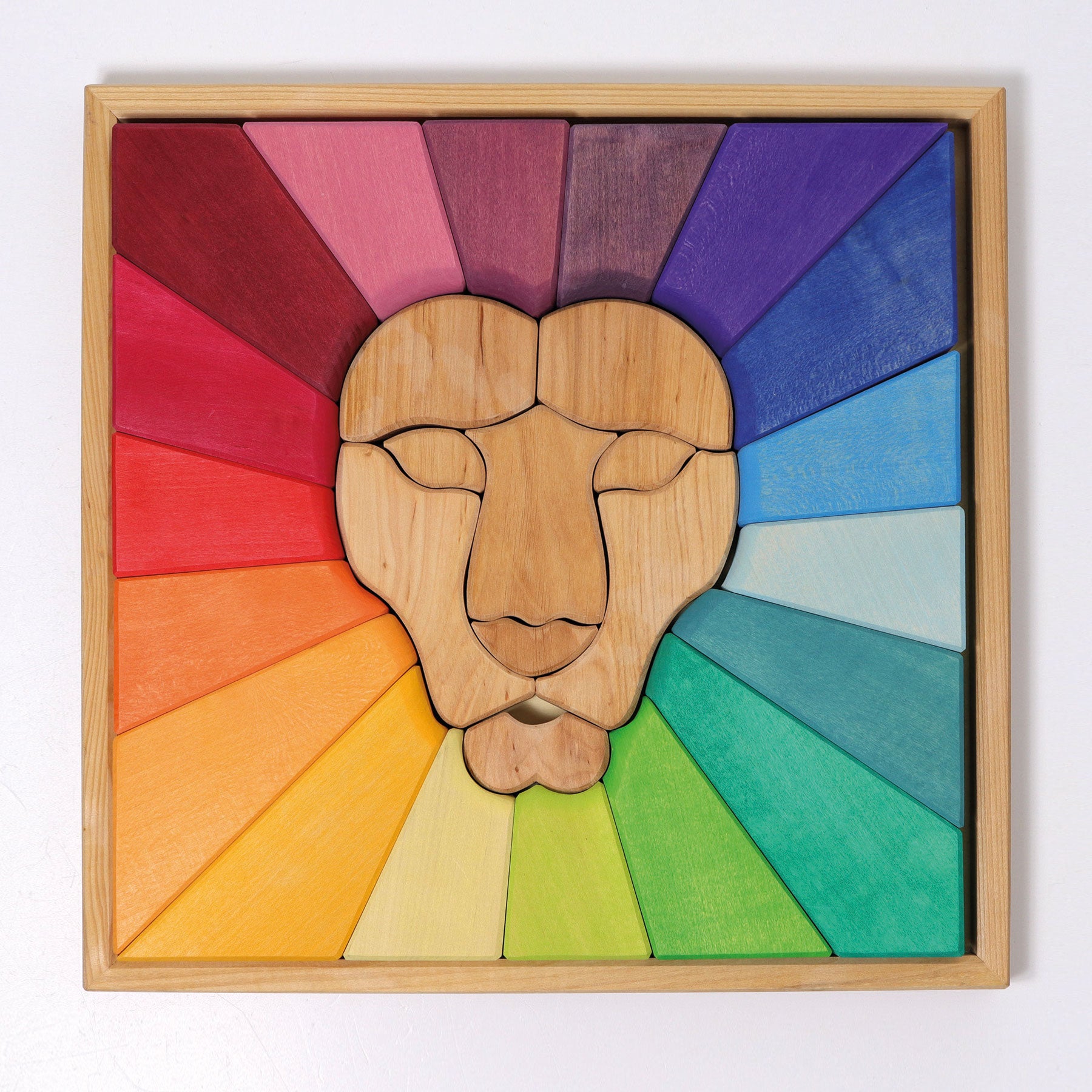 Grimm's Building Set Rainbow Lion - Bueno Blocks