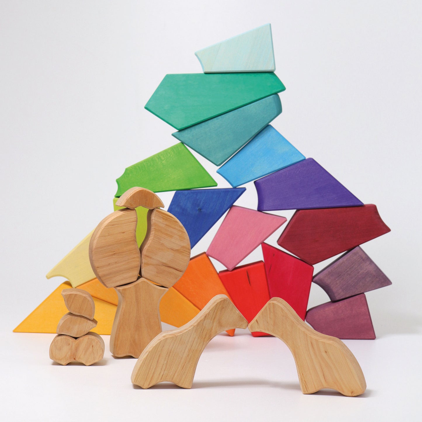 Grimm's Building Set Rainbow Lion - Bueno Blocks