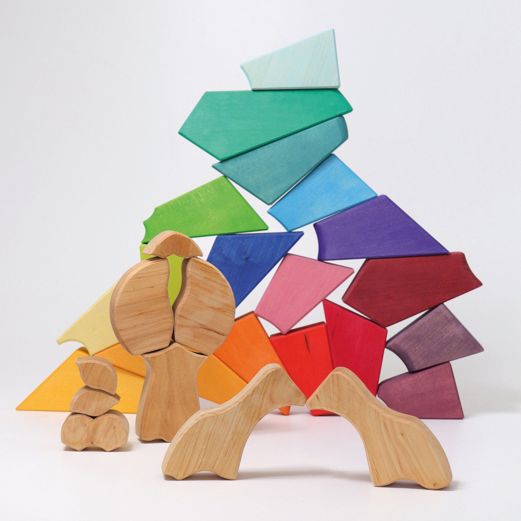 Grimm's Building Set Rainbow Lion - Bueno Blocks