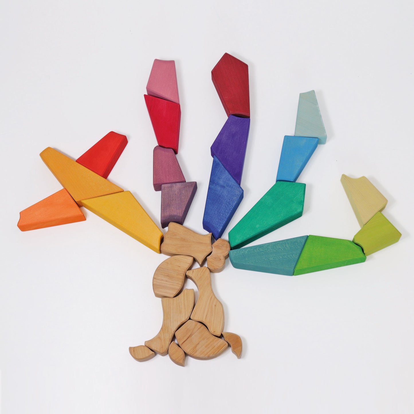 Grimm's Building Set Rainbow Lion - Bueno Blocks