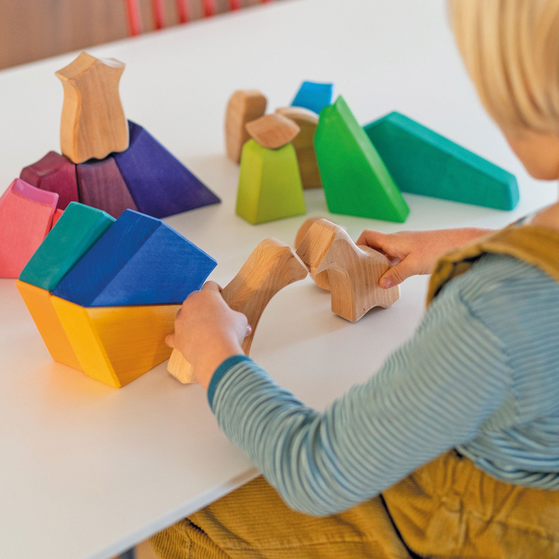 Grimm's Building Set Rainbow Lion - Bueno Blocks