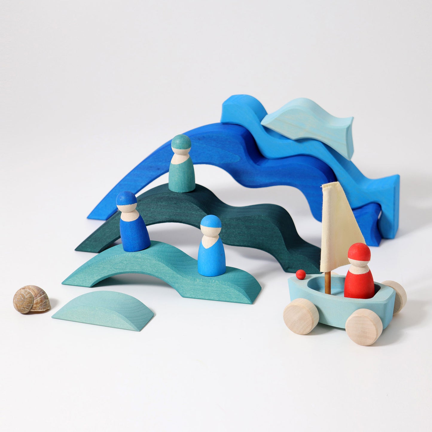 Grimm's Four Elements Building Set - Bueno Blocks