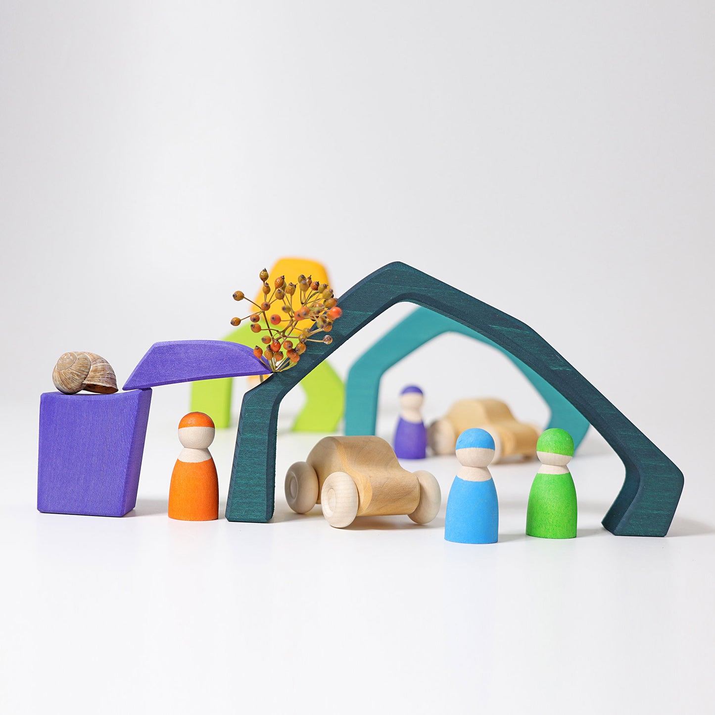 Grimm's Four Elements Building Set - Bueno Blocks
