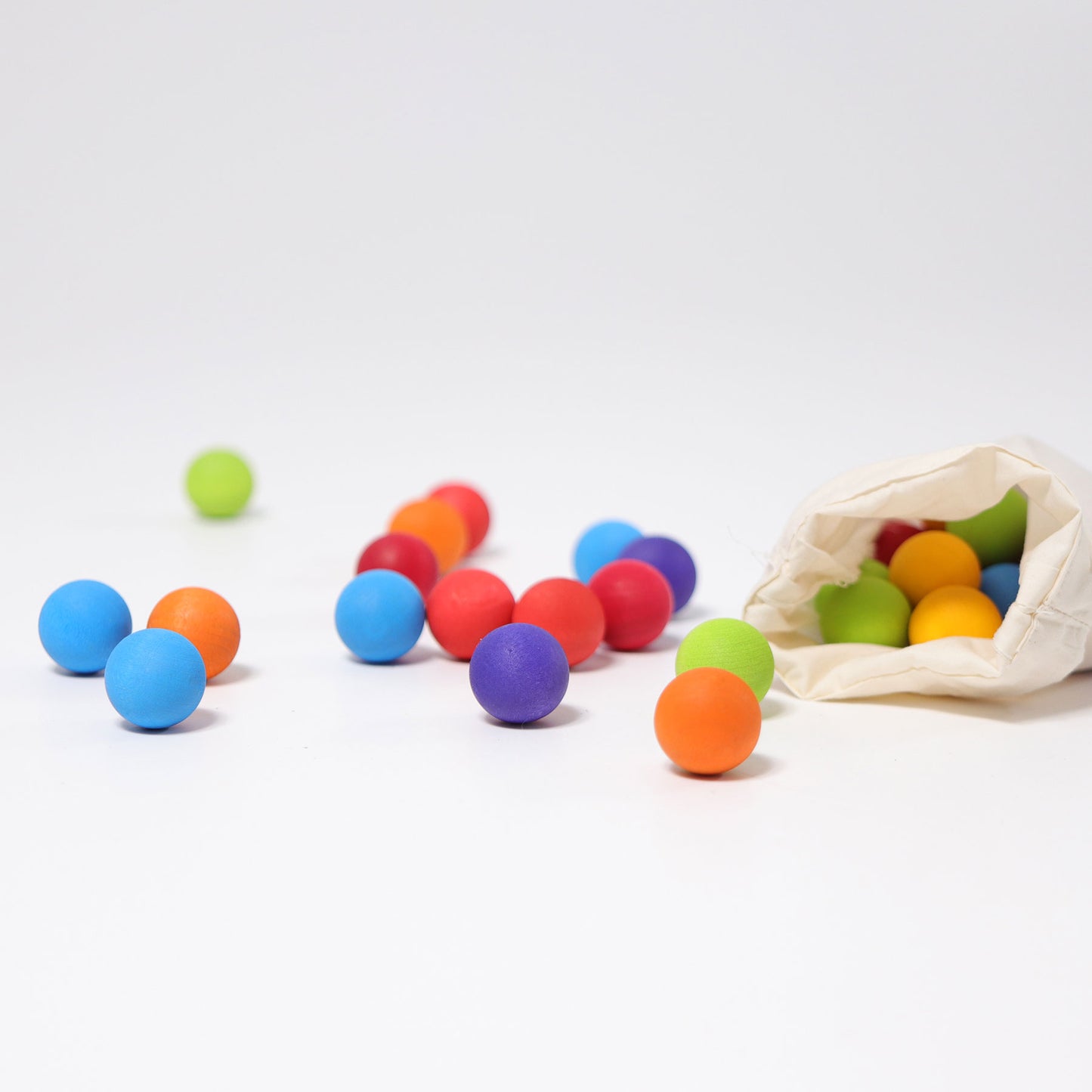 Grimm's Wooden Marbles - Bueno Blocks