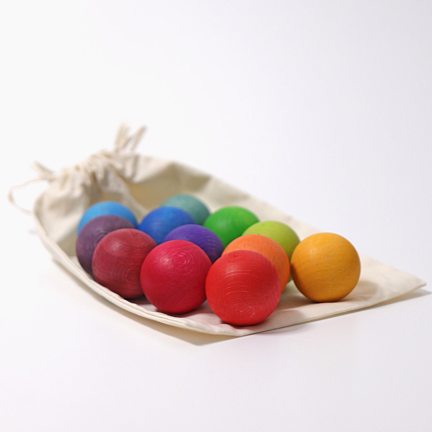 Grimm's Small Rainbow Balls - Bueno Blocks