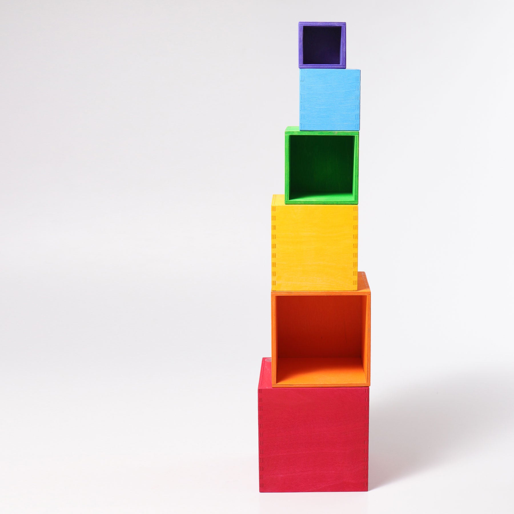 Grimm's Large Set of Boxes Rainbow - Bueno Blocks