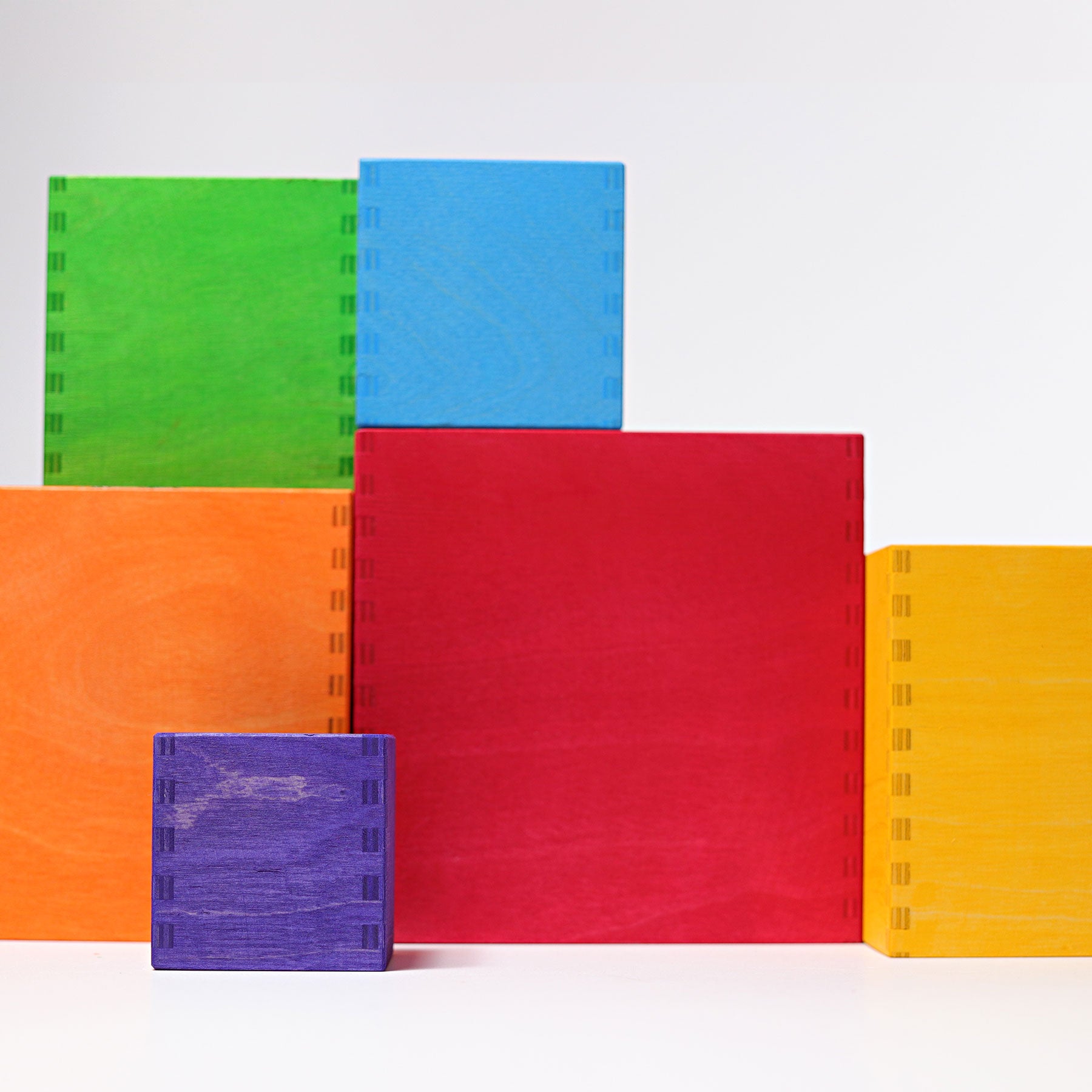 Grimm's Large Set of Boxes Rainbow - Bueno Blocks