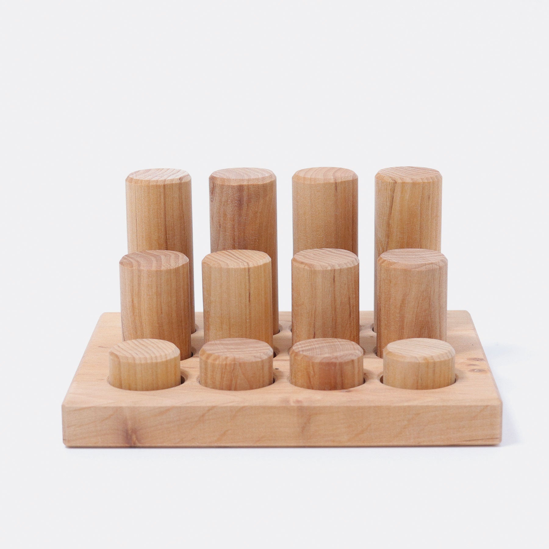 Grimm's Stacking Game Small Natural Rollers - Bueno Blocks