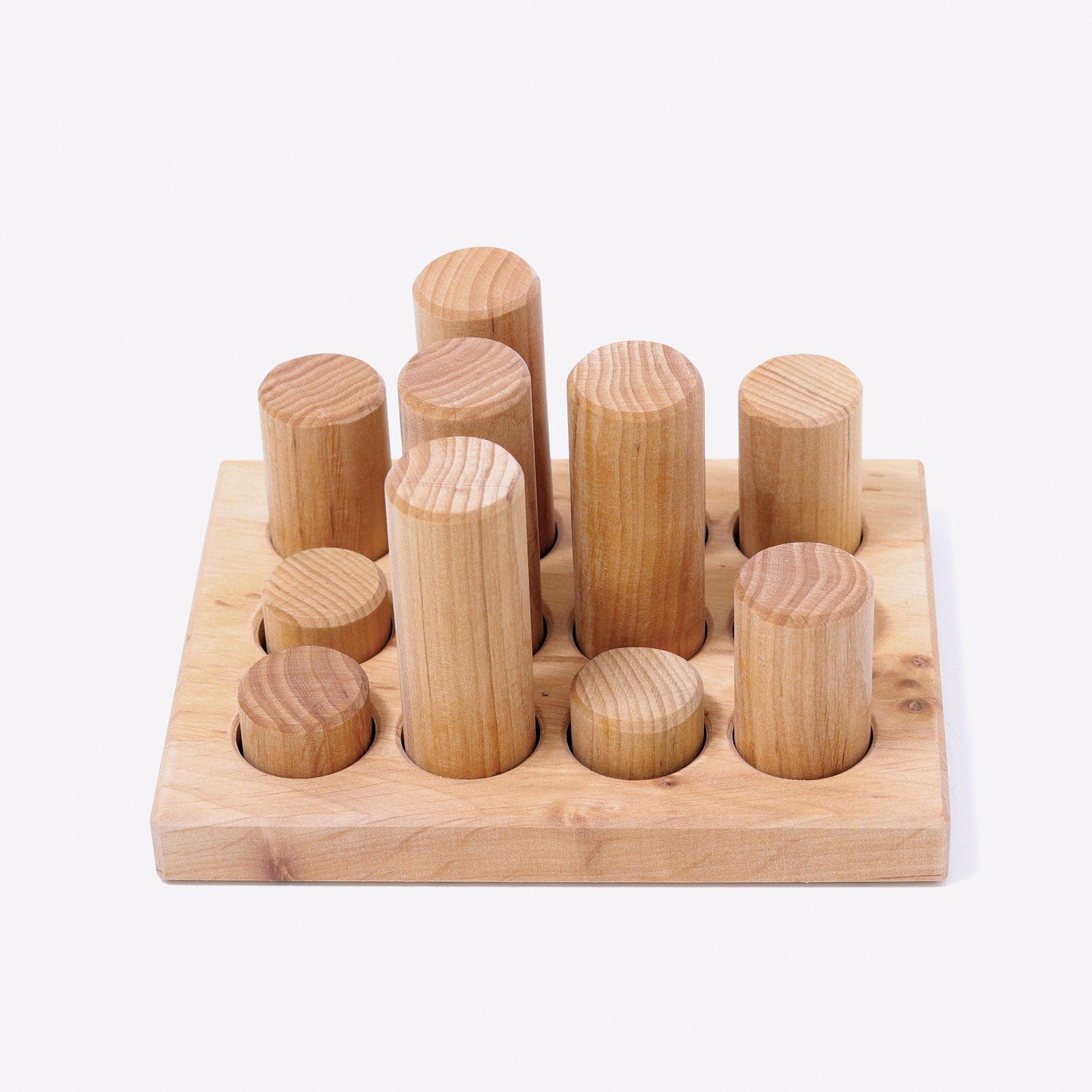 Grimm's Stacking Game Small Natural Rollers - Bueno Blocks