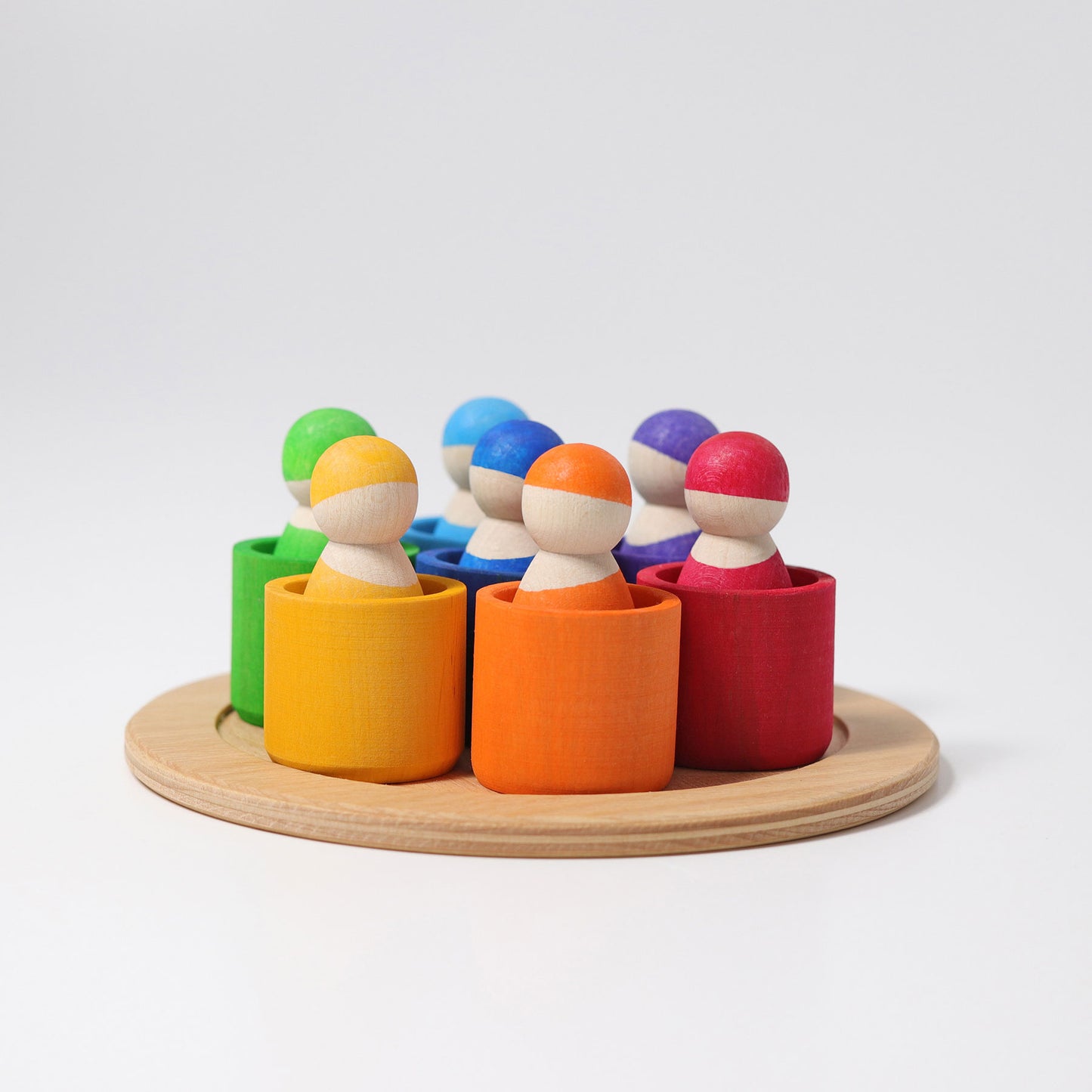 Grimm's Seven Friends in Bowls - Bueno Blocks