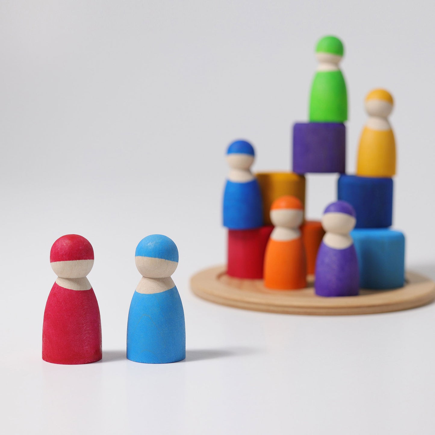 Grimm's Seven Friends in Bowls - Bueno Blocks
