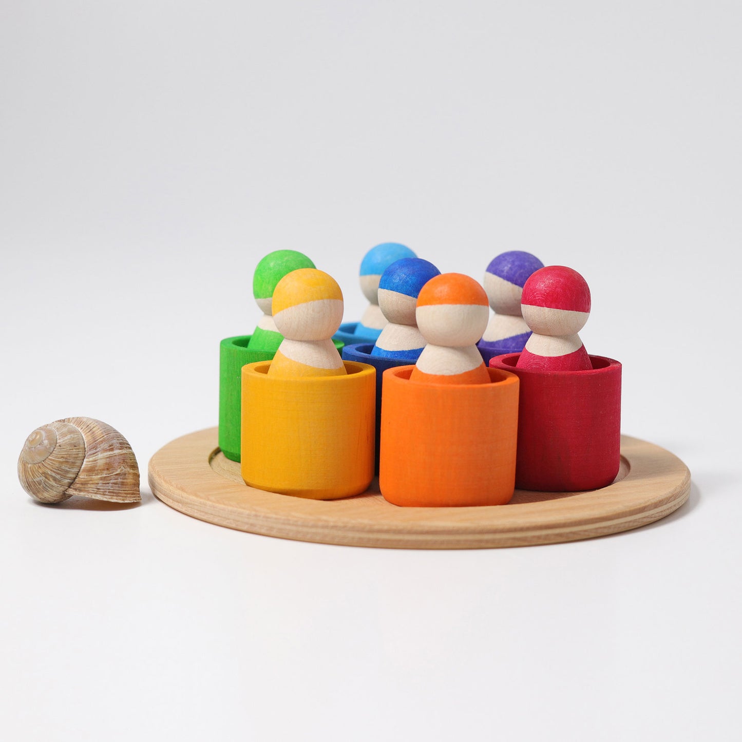 Grimm's Seven Friends in Bowls - Bueno Blocks