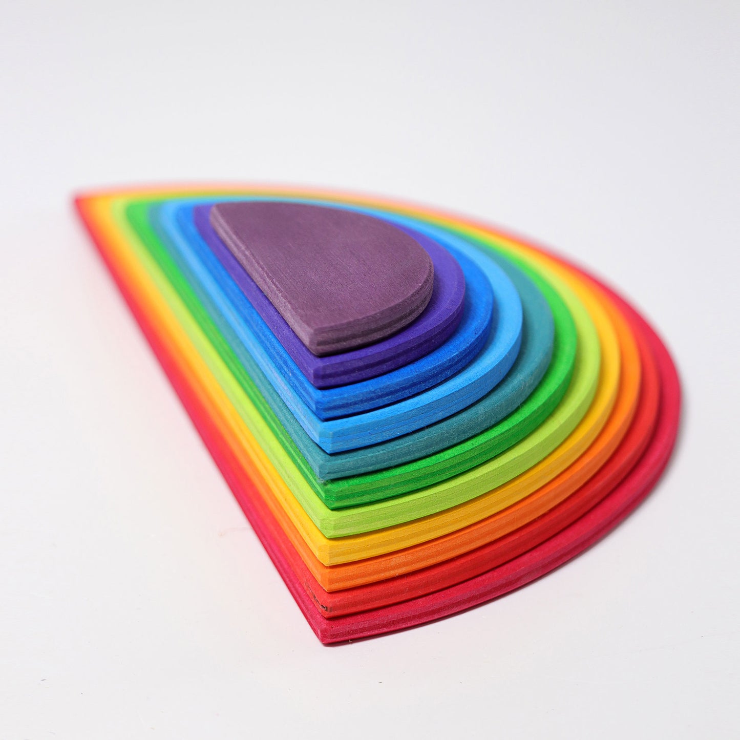 Grimm's Rainbow Semi Circles - Bueno Blocks
